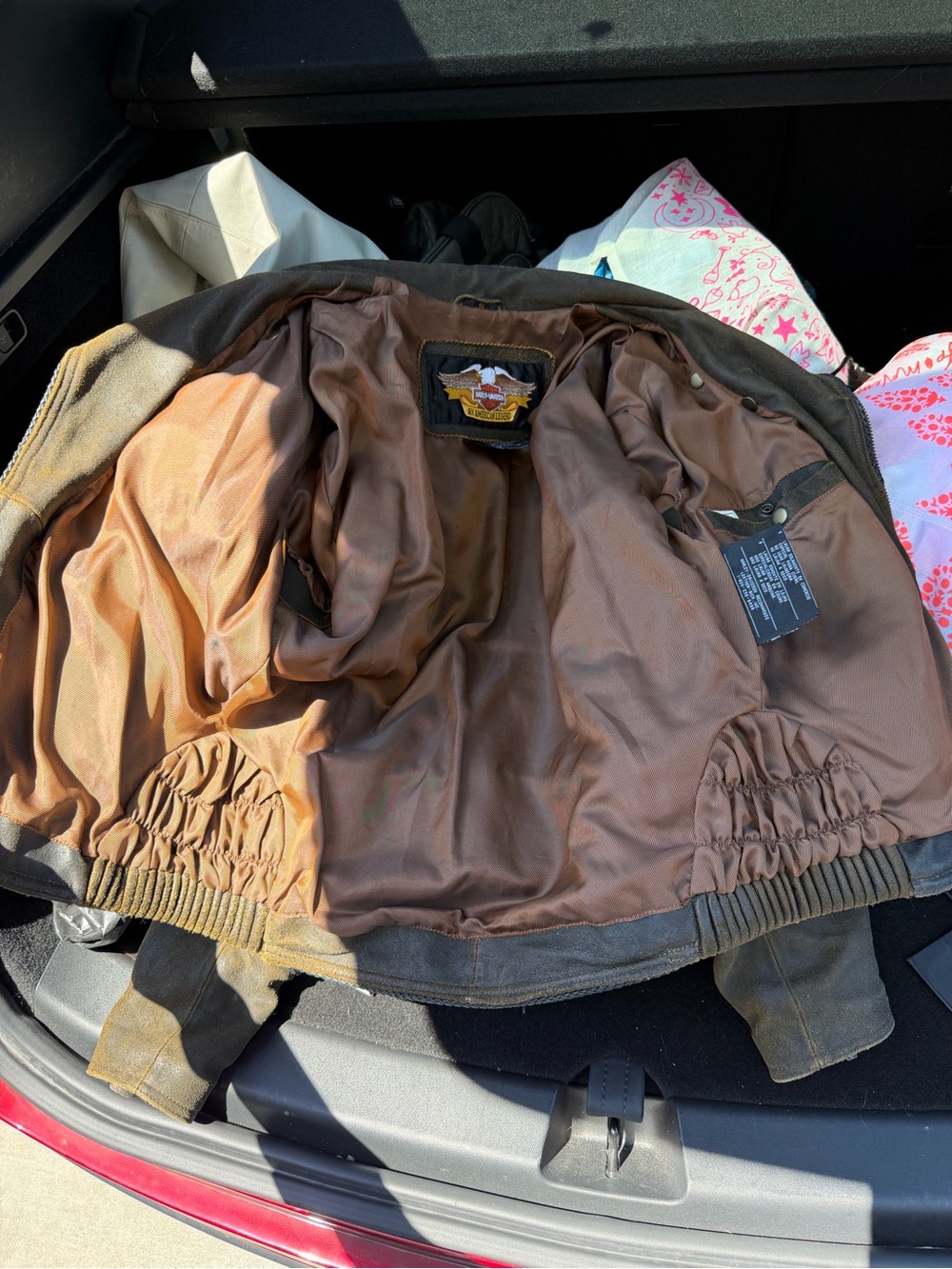 Harley Davidson Leather Motorcycle Jacket - Picture 5 of 8